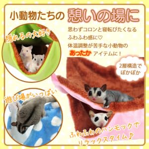 Amazon | Micolora フェレット ハンモック チンチラ テグー モモンガ